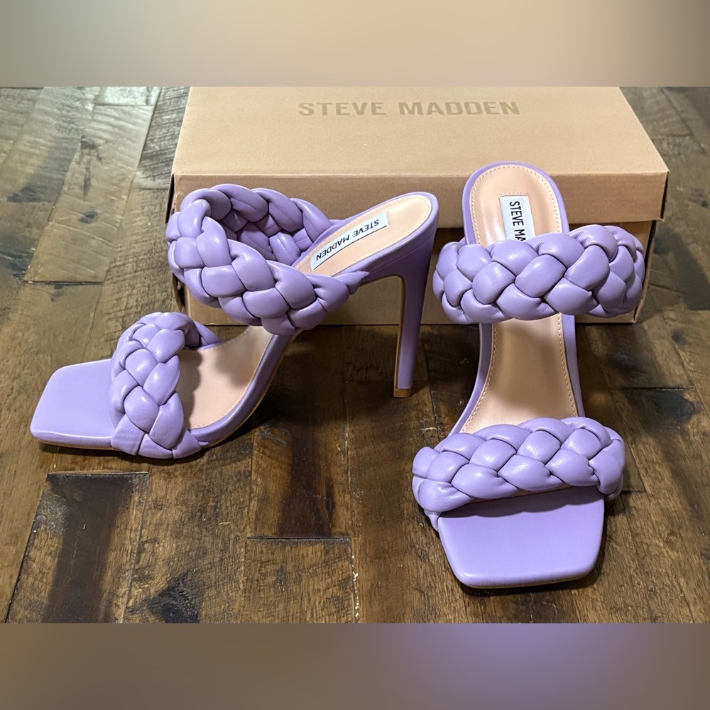 NWT Steve Madden Kenley Lavender Purple Shoes Heels Size 11